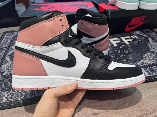 Nike Air Jordan 1 Retro High Rust Pink - Imagem 6