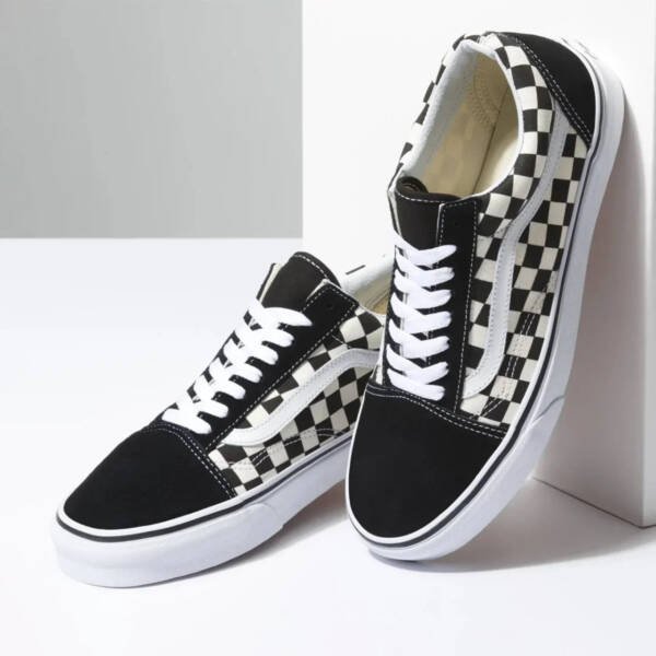 Tênis Vans Old Skool Primary Checkerboard Black White - Imagem 3