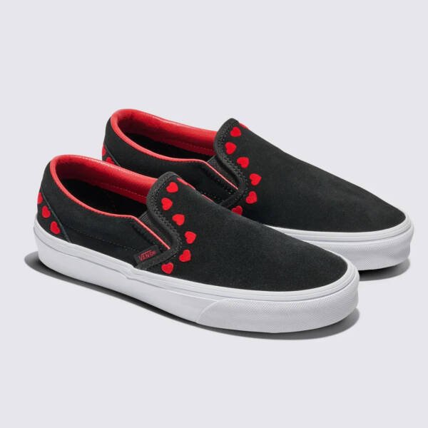 Tênis Vans Slip-On Hearts Black Red - Imagem 2