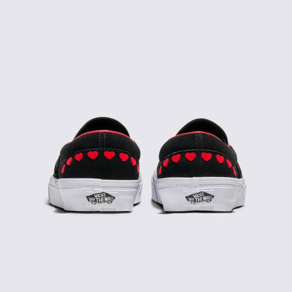 Tênis Vans Slip-On Hearts Black Red - Imagem 4