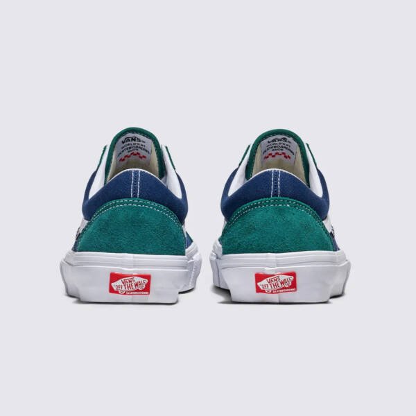 Tênis Vans Old Skool Skate Tartan Green Blue - Imagem 4