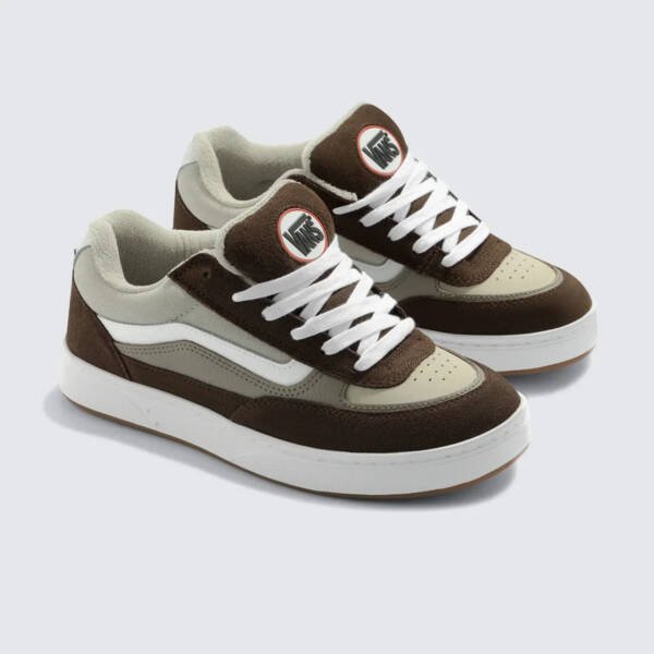 Tênis Vans Estazzo Skate Dark Brown White - Imagem 2