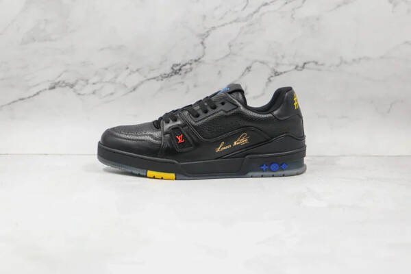 Louis Vuitton Trainer Black Signature - Imagem 2