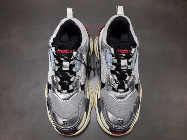 Balenciaga Triple S Silver Black 2019 - Imagem 4