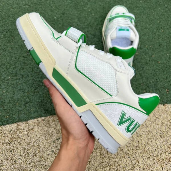 Louis Vuitton Trainer Green Mesh - Imagem 4