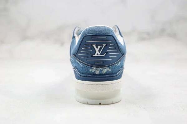 Louis Vuitton Trainer Sneaker Denim Monogram - Imagem 4