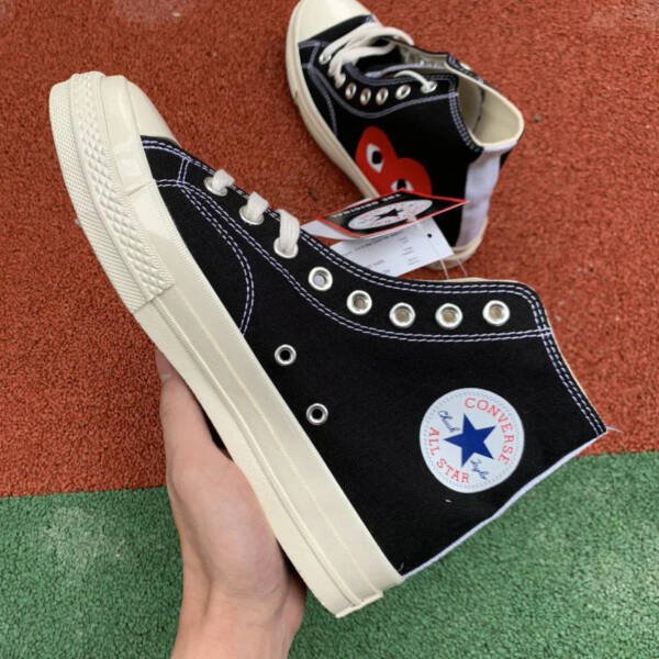 Converse Chuck Taylor All Star 70 HiComme des Garçons Play Black - Imagem 4