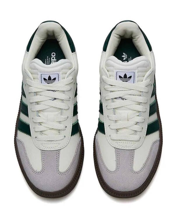 Tênis adidas Samba Xlg Unissex Branco-Verde - Imagem 3