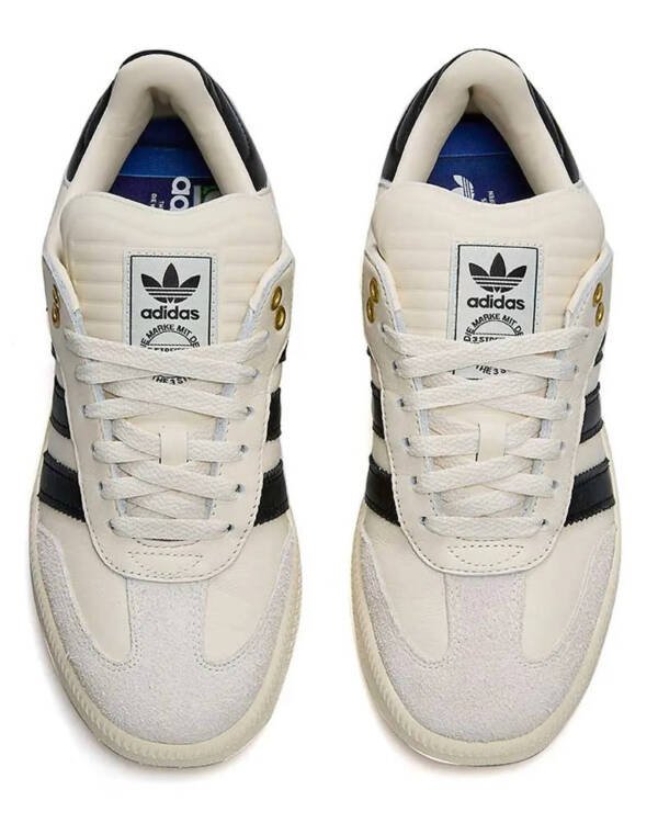 Tênis adidas Samba Xlg Unissex Branco-Preto - Imagem 4