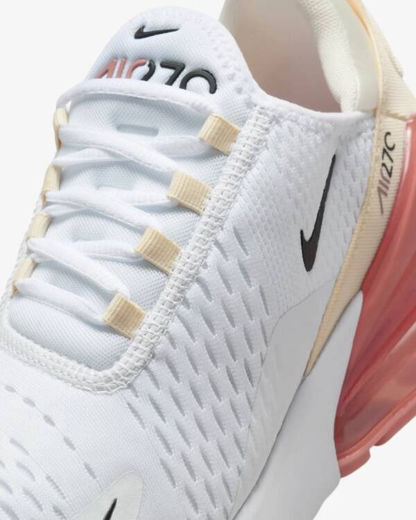 Nike Air Max 270 White/Pale Ivory - Imagem 6