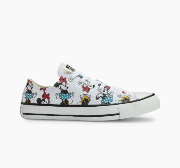 Tênis All Star: Chuck Taylor All Star Minnie Branco