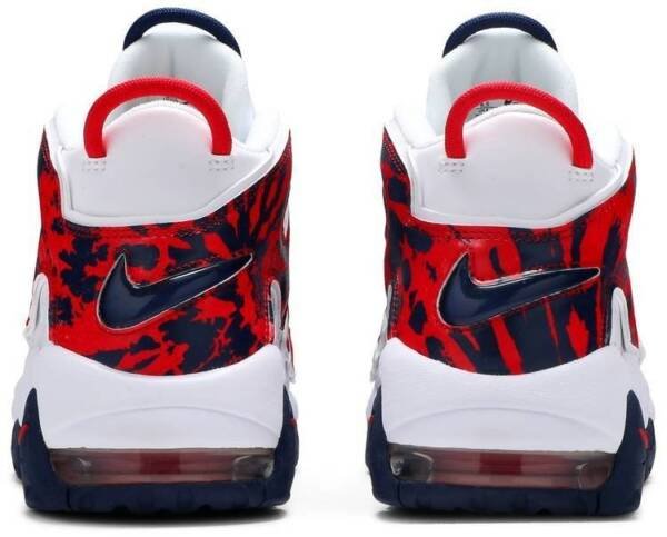 Tênis Nike Air More Uptempo 'Red Navy Camo' - Imagem 4