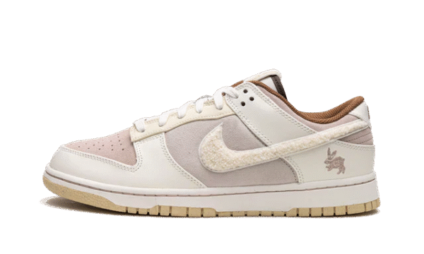 Nike Dunk Low Retro PRM Year of the Rabbit Fossil Stone (2023) - Imagem 7